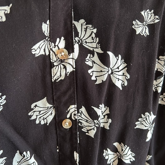 Maeve (Anthropologie) high/low button-up shirt - Picture 3 of 11